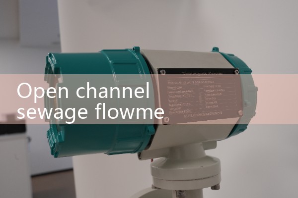 Open channel sewage flowmeter