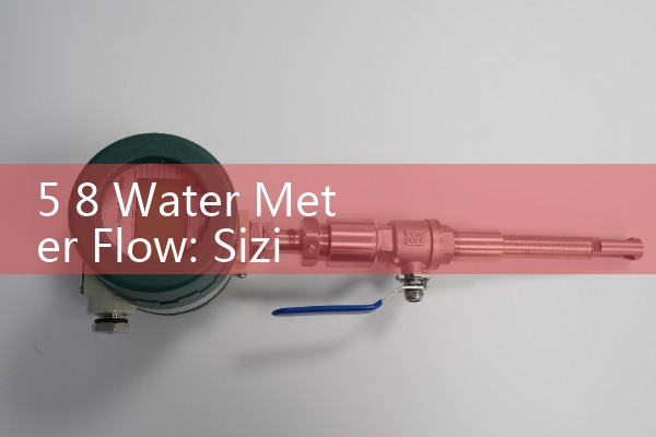 5 8 Water Meter Flow: Sizing 5/8-Inch Residential Interior Submetering Valves